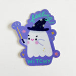 Feeling Witchy Ghost Sticker