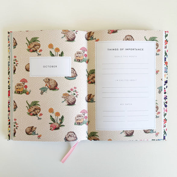 2025 Weekly Planner: Floral Burst