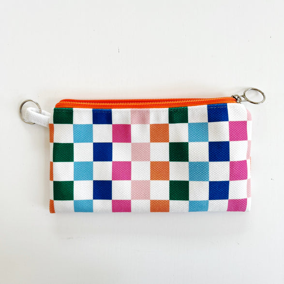 Zipper Pouch: Checkered