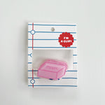 Pink Eraser Acrylic Clip