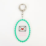 Scalloped Envelope Acrylic Keychain