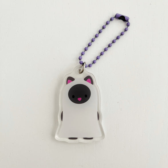 Ghostie Cat Bag + Journal Charm