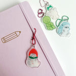 Strawberry Cat Bag + Journal Charm