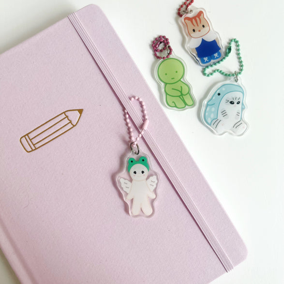 Frog Baby Bag + Journal Charm