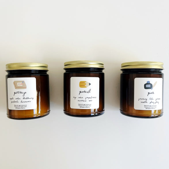 The Paper + Craft Pantry Candles - 2 size + 4 scent options