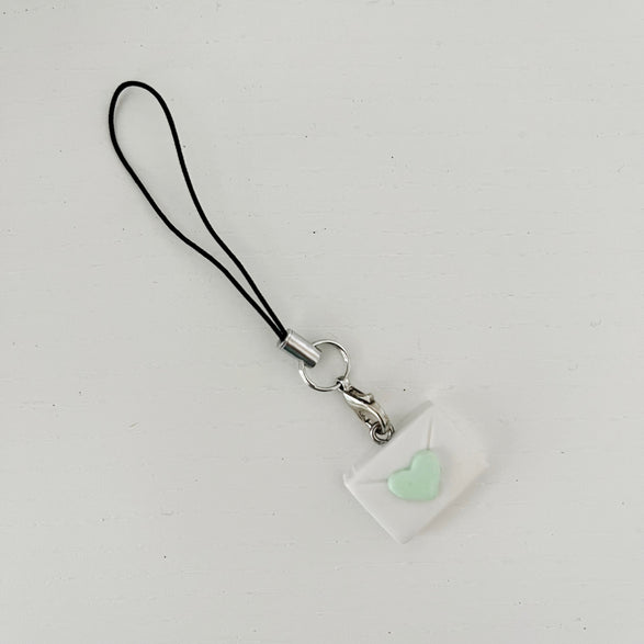 Mint Envelope Charm