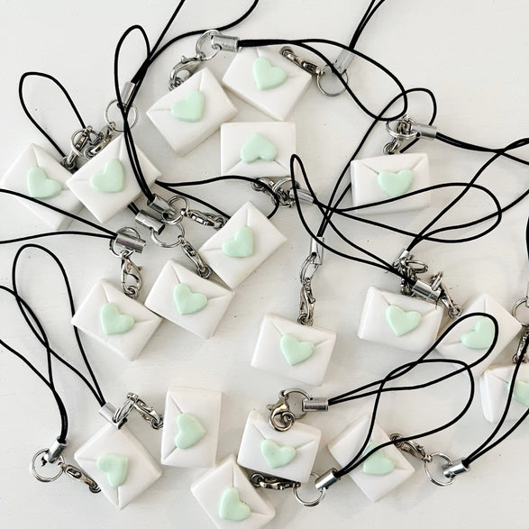 Mint Envelope Charm