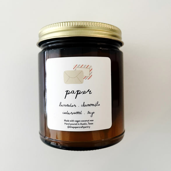 The Paper + Craft Pantry Candles - 2 size + 4 scent options