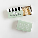 Mint Stationery Shop Matchboxes