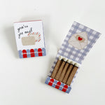 Red Stationery Shop Matchboxes