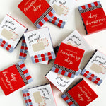Red Stationery Shop Matchboxes