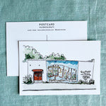 Austin Watercolor Postcard: Austin Mural