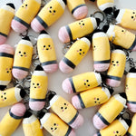 Pencil Plushie Keychain