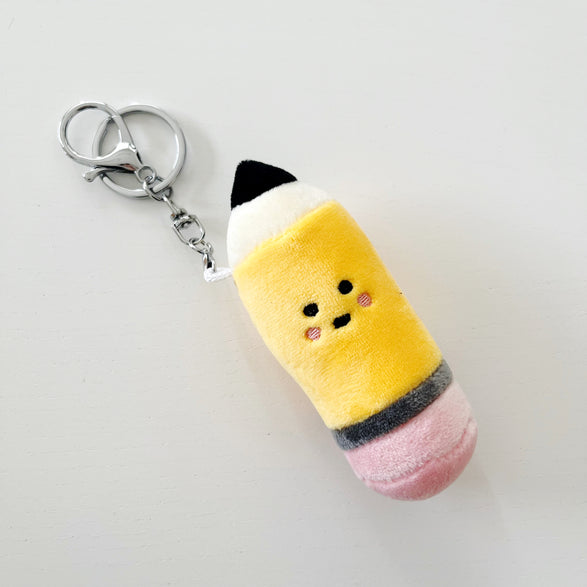 Pencil Plushie Keychain