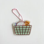 Mini Mart Basket Bag + Journal Charm