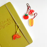 Shrimp Bag + Journal Charm