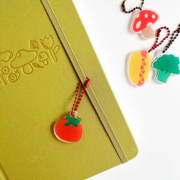Tomato Bag + Journal Charm