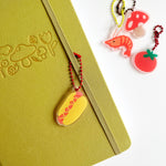 Hot Dog Bag + Journal Charm