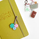 Buttons Bag + Journal Charm