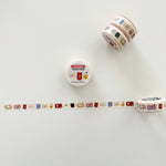 Stationery Die Cut Washi Tape - 15mm