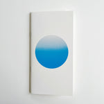 Blank Slim Notebook - Blue Gradient