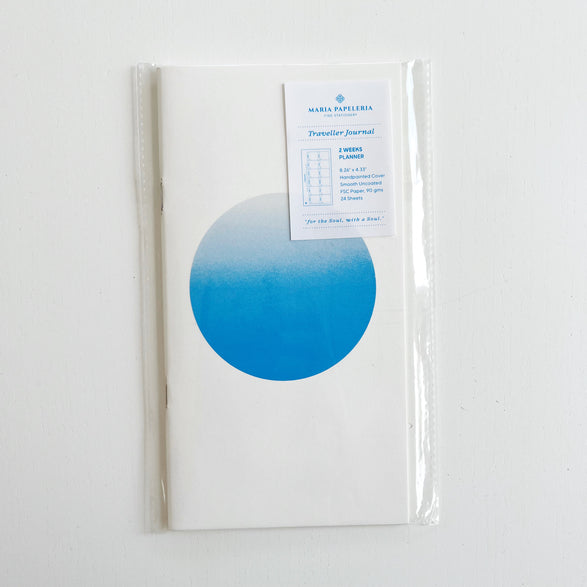 Two Week Undated Planner - Blue Gradient