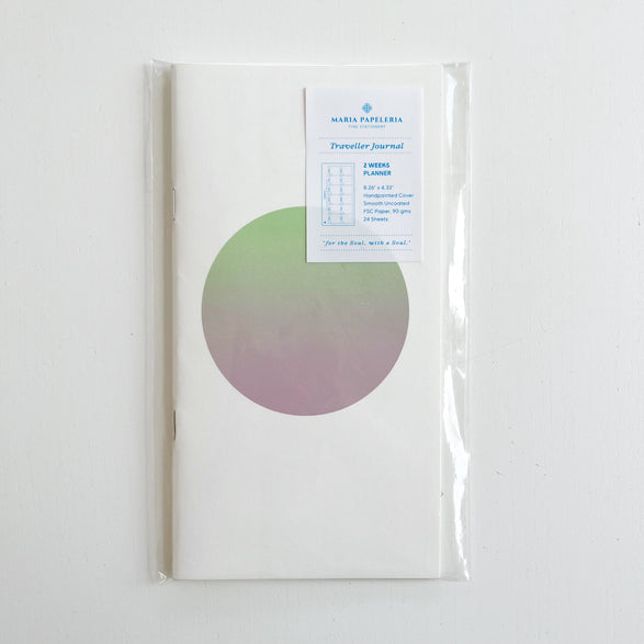 Two Week Undated Planner - Lilac/Mint Gradient