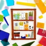 08.08.26 Intro to Glass Fusing: Stationery Shelf Workshop Ticket (In-Studio)