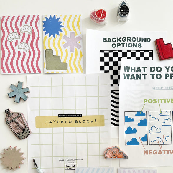 08.30.26 Intro to Block Printing: Layering Designs Workshop Ticket (In-Studio)