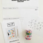 08.15.26 Design Your Own Washi Tape Workshop Ticket (In-Studio)