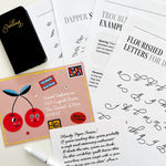 09.27.26 Intro to Monoline Lettering Workshop Ticket (In-Studio)