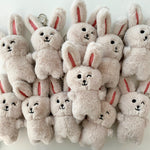 Dottie Bunny Plushie Keychain
