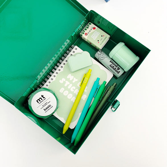 Small Metal Case: Green