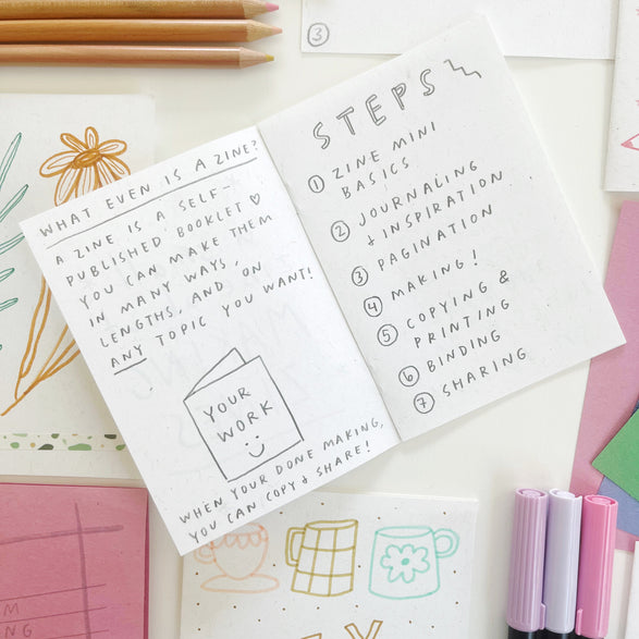 11.01.25 Intro to Making a Zine Workshop Ticket (In-Studio)