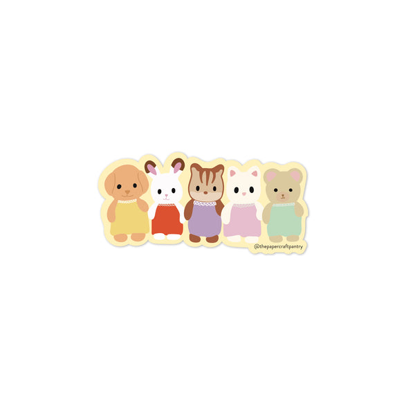 Animal Friends Sticker