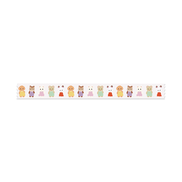 Animal Friends Washi Tape - 15mm