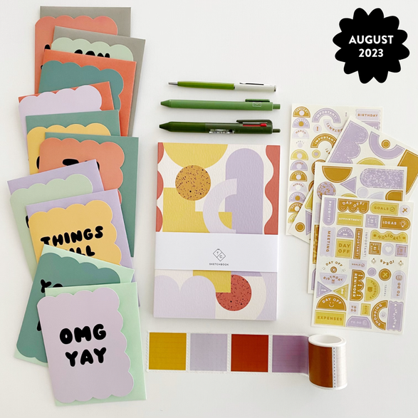 The Paper + Craft Pantry Stationery Club Subscription Box