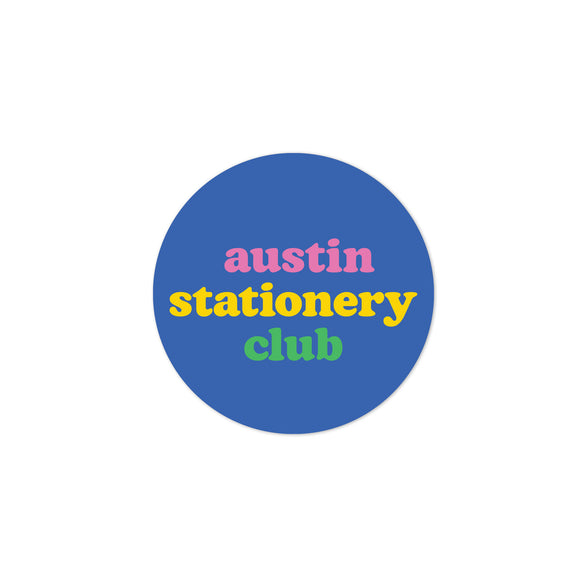 Austin Stationery Club Vinyl Sticker