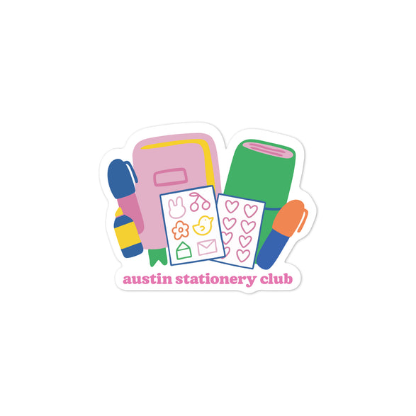 Austin Stationery Club Supplies Vinyl Sticker
