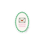 Scalloped Envelope Vinyl Sticker