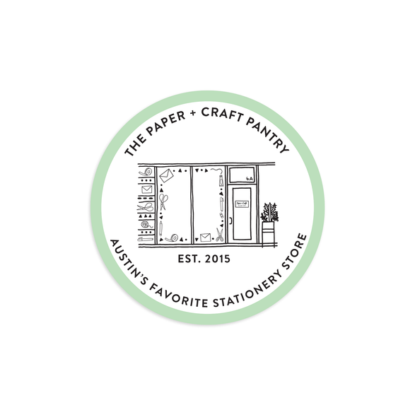 P+CP Store Circle Sticker
