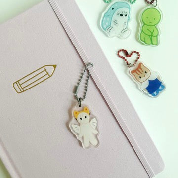 Cat Baby Bag + Journal Charm