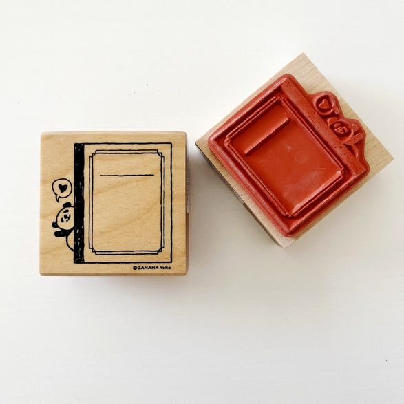 Panda Notebook Stamp