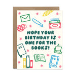 One For The Books Birthday Card