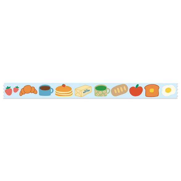 Breakfast Washi Tape - 15mm