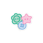 Buttons Vinyl Sticker