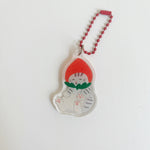 Strawberry Cat Bag + Journal Charm