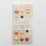 Vertical Cat + Mugs Letter Set