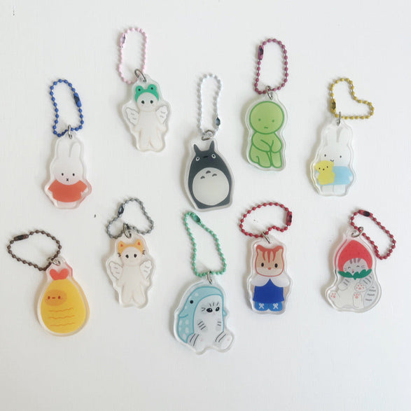 Little Bunny with Bear Bag + Journal Charm