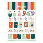 Chicago Stationery Fest x P+CP Sticker Sheet